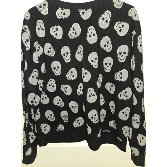 Girls XL (15-17) Skull Long Sleeve Pullover - Picture 4 of 4